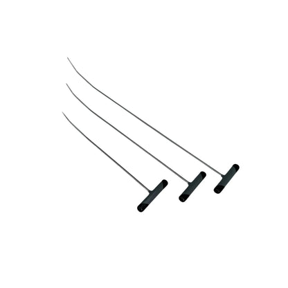 Davoria Edition 3-Piece Double Bend Sharp Tip Steel PDR Tools – Paintless Dent Repair Rods InoxPDR