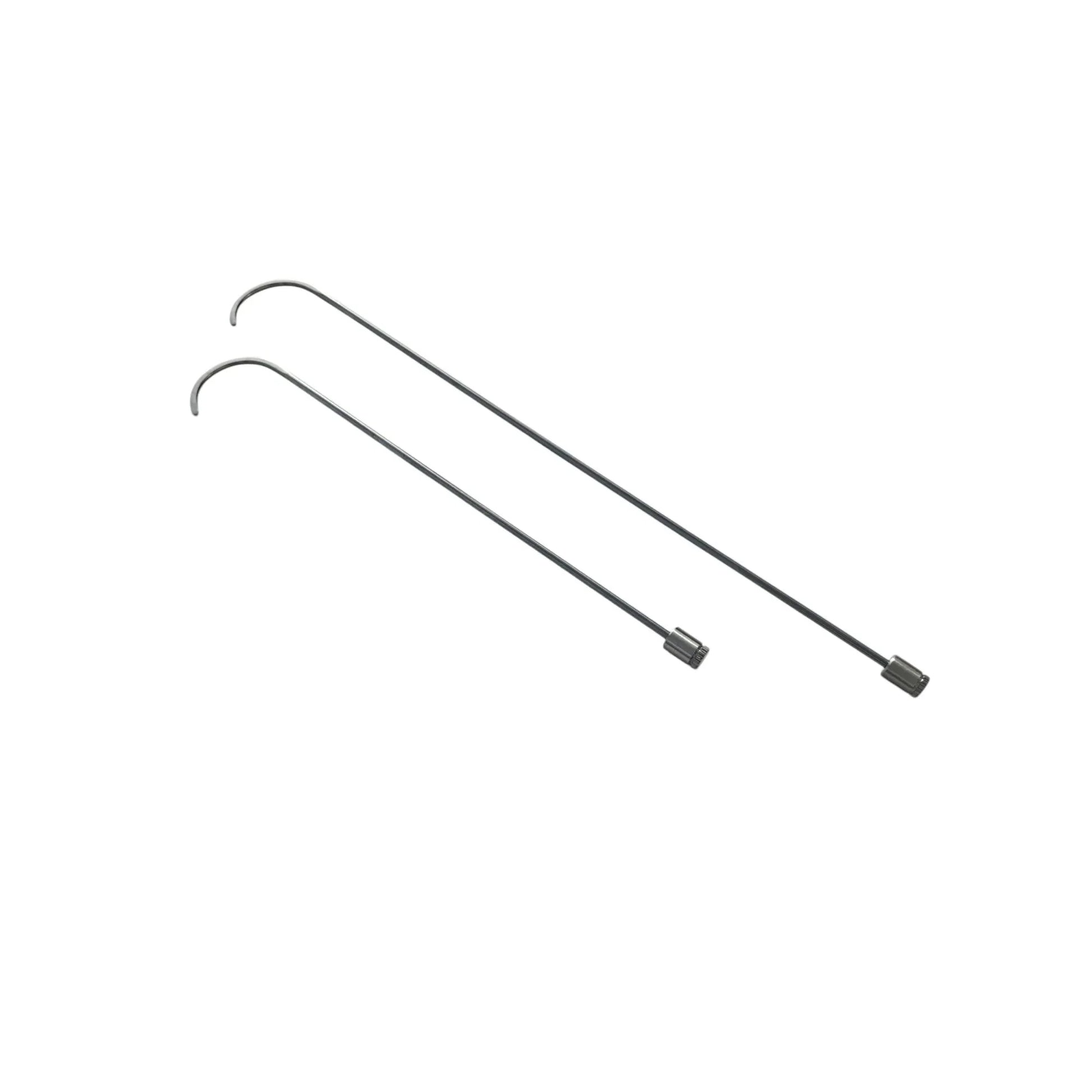 Trenova Edition 2-Piece 8mm x 50cm & 70cm Hook-Shaped 360° Rotatable PDR Tools – Paintless Dent Repair Rods InoxPDR