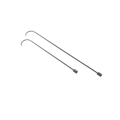 Trenova Edition 2-Piece 8mm x 50cm & 70cm Hook-Shaped 360° Rotatable PDR Tools – Paintless Dent Repair Rods InoxPDR