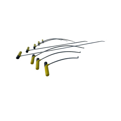 Düzce Edition 8-Piece Single Bend Sharp Tip Left & Right Steel PDR Tools – Paintless Dent Repair Rods InoxPDR