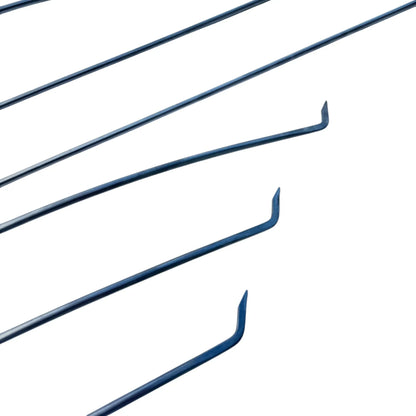 Düzce Edition 8-Piece Single Bend Sharp Tip Left & Right Steel PDR Tools – Paintless Dent Repair Rods InoxPDR
