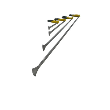 Tivorna Edition 4-Piece Whale Tail Steel PDR Tools – Paintless Dent Repair Rods (Tail Width 3cm) InoxPDR
