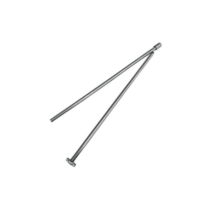Dravena Edition 2-Piece 14mm x 120cm Stainless Steel Dual-Sided Rotatable PDR Rod – Interchangeable Metric Tip (Handle Not Included) – Paintless Dent Repair Tool InoxPDR