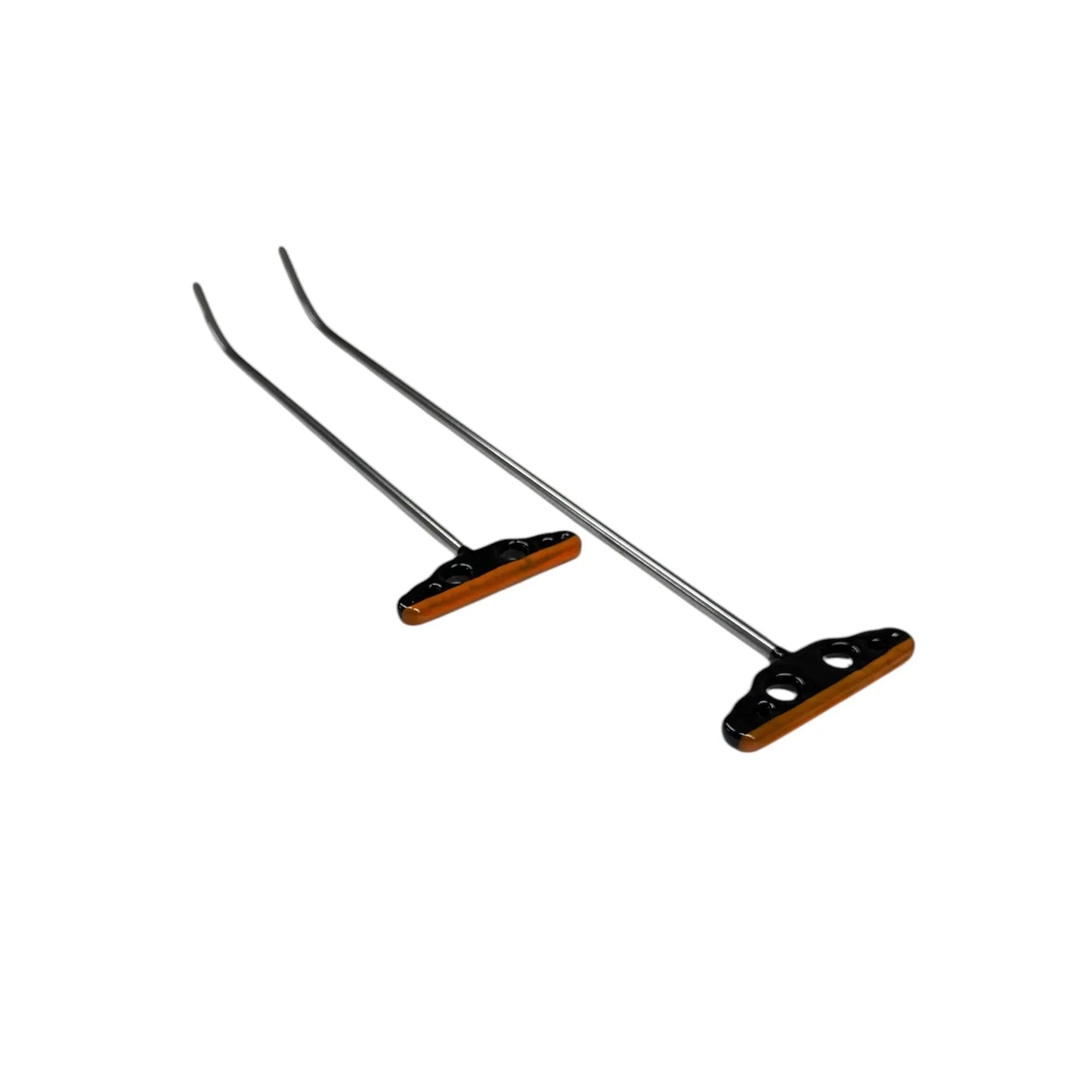 Ravona Edition Single Bend Reverse Ground Angled Tip Steel PDR Tools – Paintless Dent Repair Rods InoxPDR