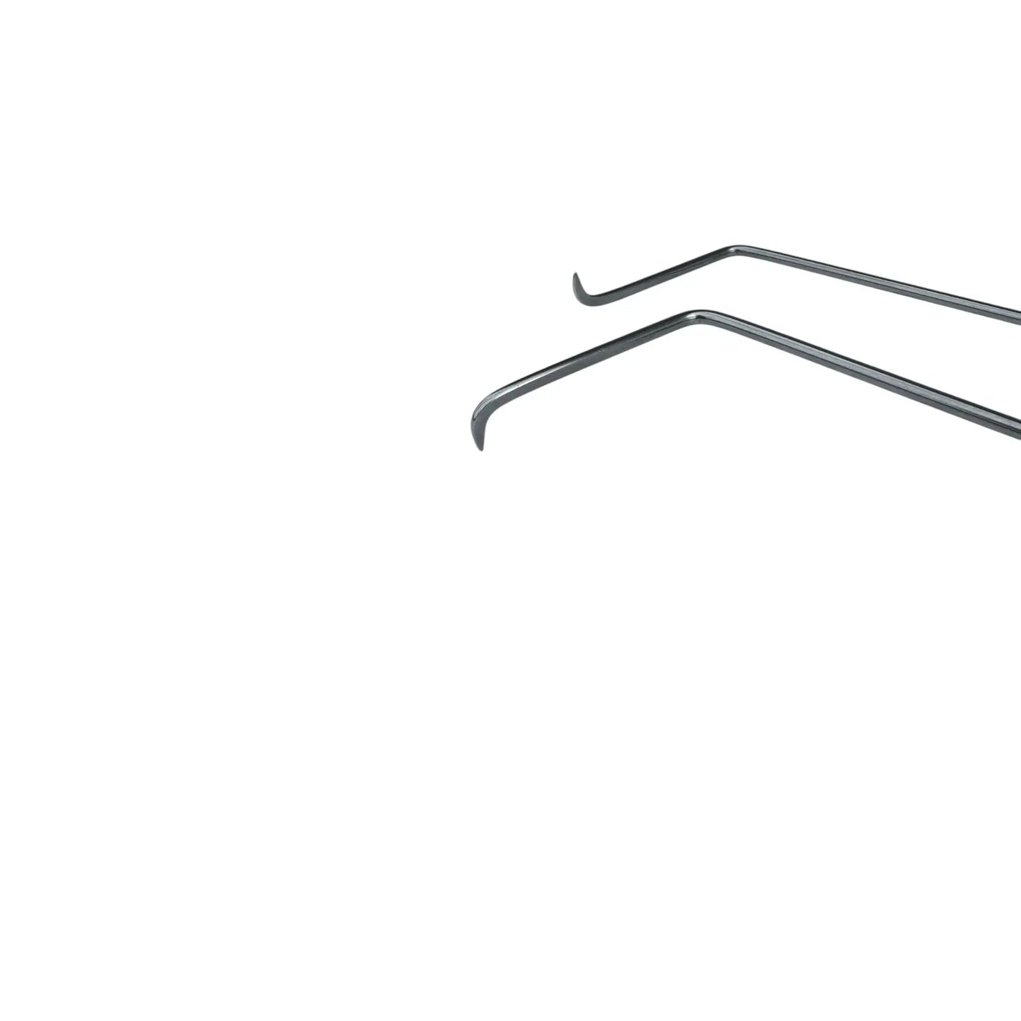 Luvora Edition 2-Piece Cat Claw Tip Double Bend Left & Right Steel PDR Tools – Paintless Dent Repair Rods InoxPDR