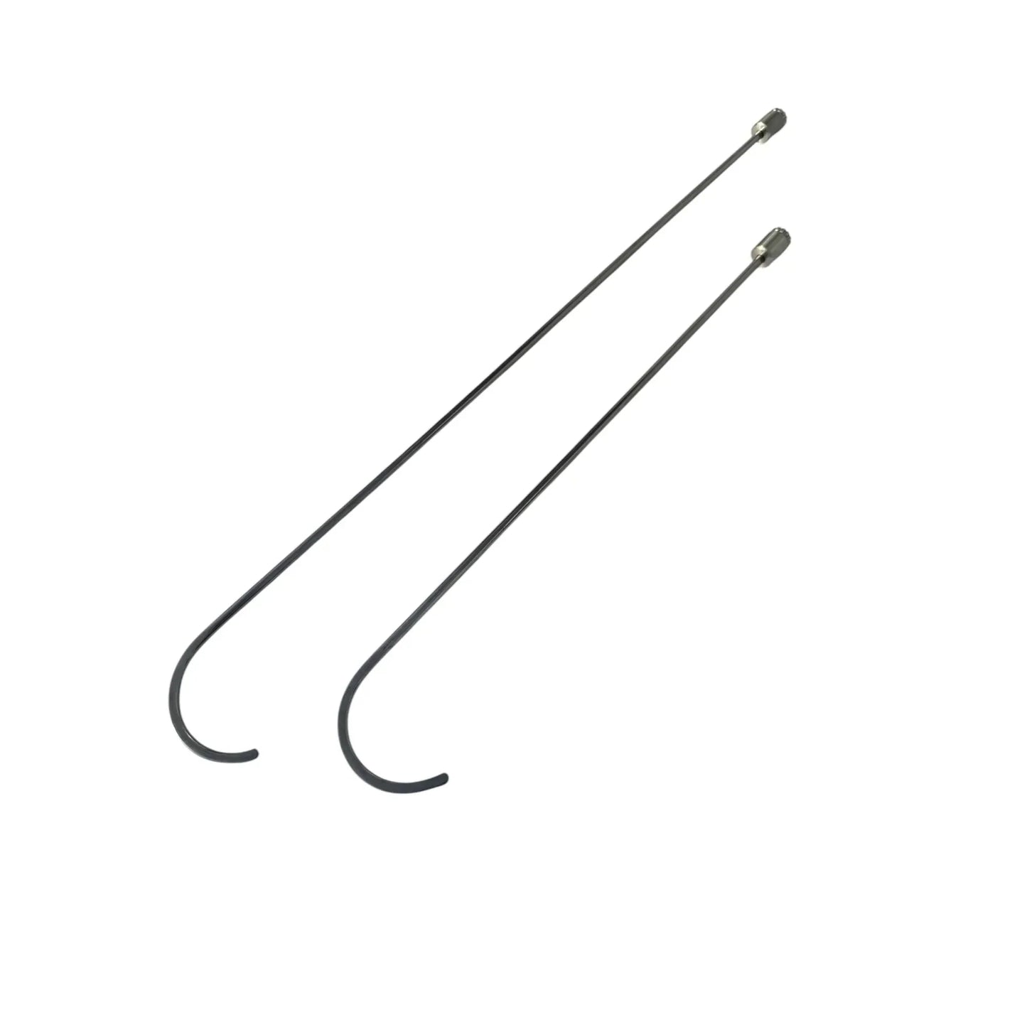 Trenova Edition 2-Piece 8mm x 50cm & 70cm Hook-Shaped 360° Rotatable PDR Tools – Paintless Dent Repair Rods InoxPDR