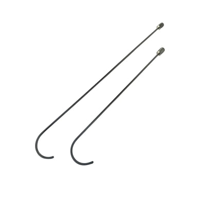 Trenova Edition 2-Piece 8mm x 50cm & 70cm Hook-Shaped 360° Rotatable PDR Tools – Paintless Dent Repair Rods InoxPDR
