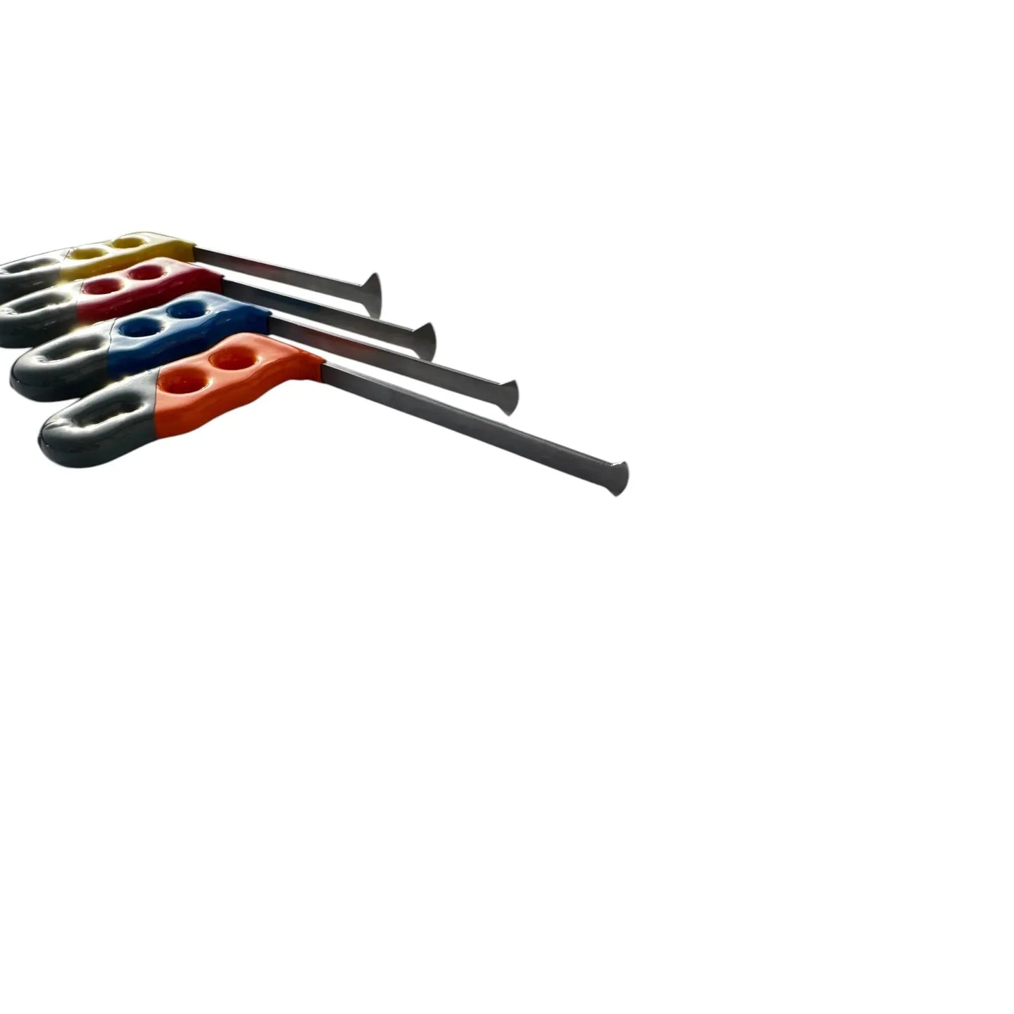 Veylora Edition 4-Piece 15cm White Steel Whale Tail PDR Tools – Paintless Dent Repair Rods InoxPDR