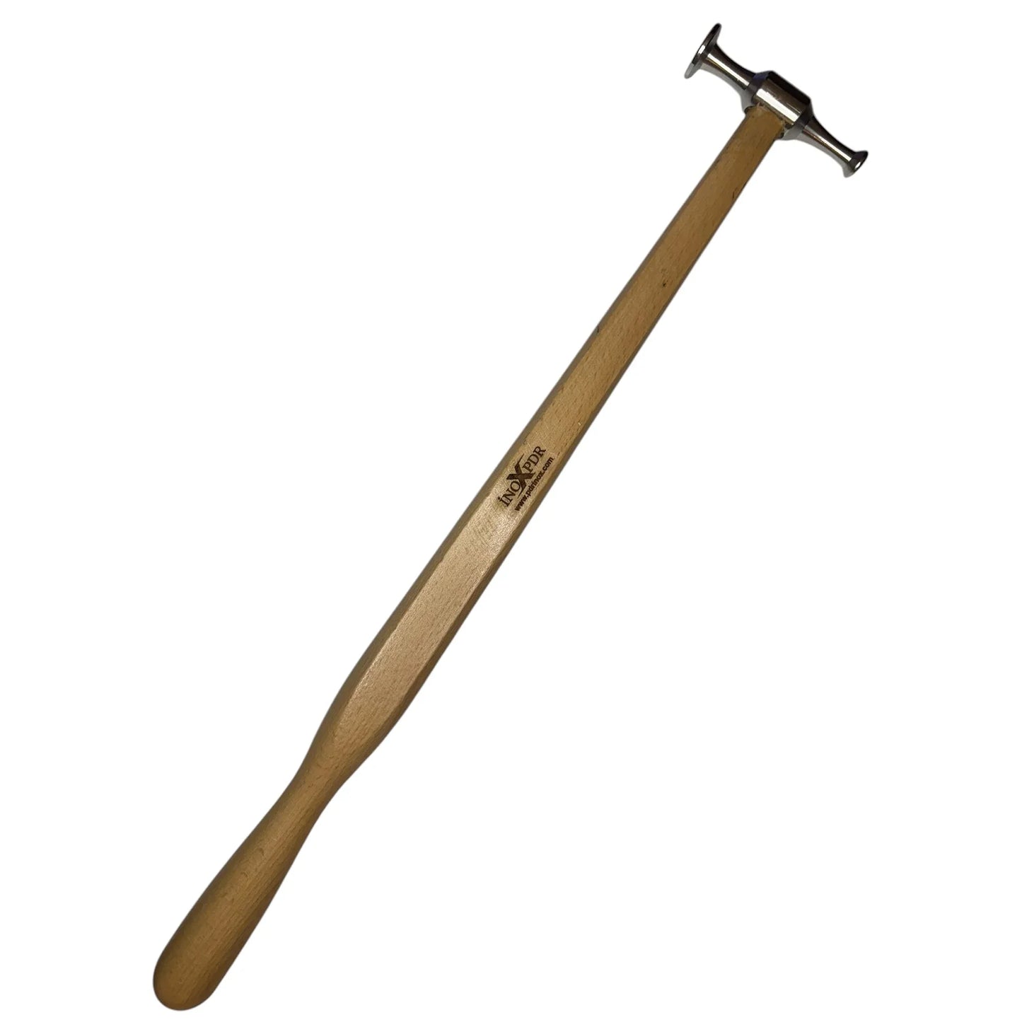 Ergonomic Paintless Dent Repair Hammer – Stainless Steel with Wooden Handle InoxPDR