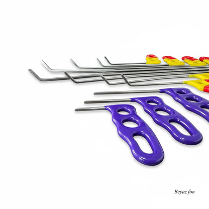 Set di Aste PDR Manisa Edition da 11 Pezzi a Doppia Curvatura (6mm)